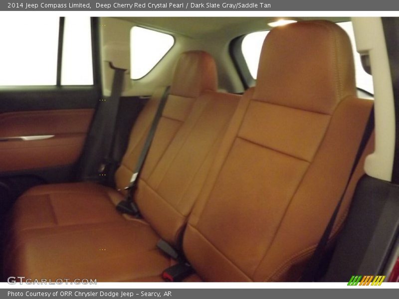 Deep Cherry Red Crystal Pearl / Dark Slate Gray/Saddle Tan 2014 Jeep Compass Limited