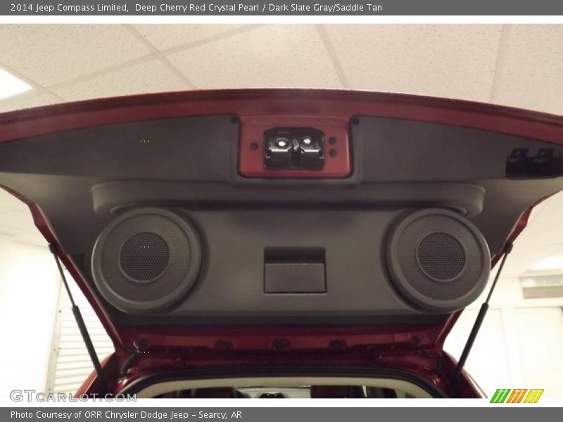 Deep Cherry Red Crystal Pearl / Dark Slate Gray/Saddle Tan 2014 Jeep Compass Limited