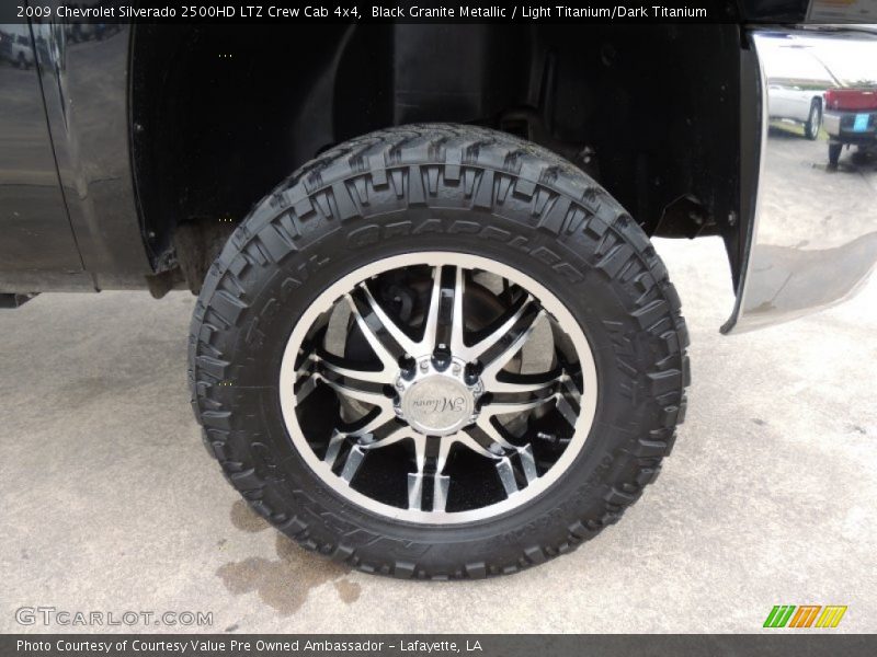 Black Granite Metallic / Light Titanium/Dark Titanium 2009 Chevrolet Silverado 2500HD LTZ Crew Cab 4x4