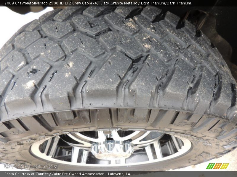 Black Granite Metallic / Light Titanium/Dark Titanium 2009 Chevrolet Silverado 2500HD LTZ Crew Cab 4x4