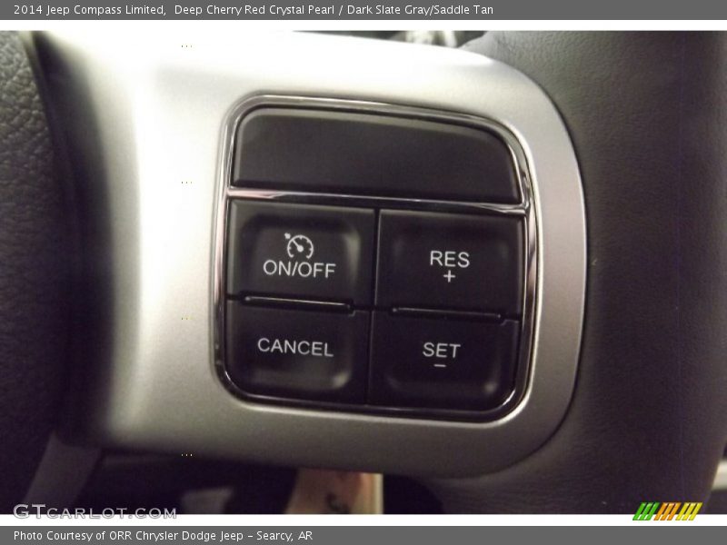 Deep Cherry Red Crystal Pearl / Dark Slate Gray/Saddle Tan 2014 Jeep Compass Limited