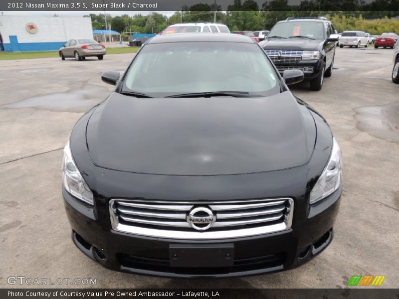 Super Black / Charcoal 2012 Nissan Maxima 3.5 S