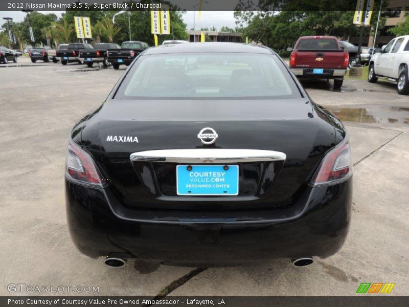 Super Black / Charcoal 2012 Nissan Maxima 3.5 S