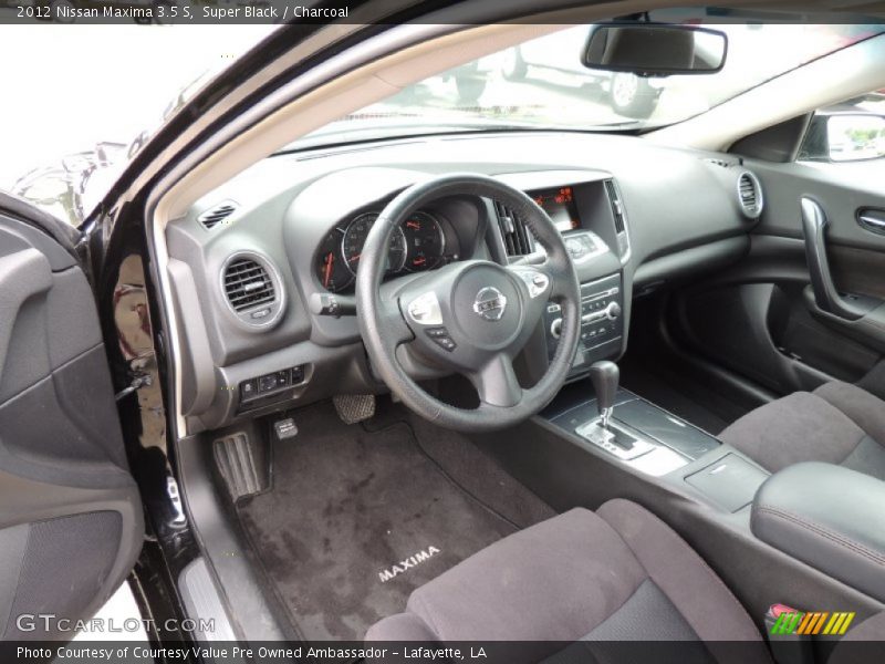 Super Black / Charcoal 2012 Nissan Maxima 3.5 S