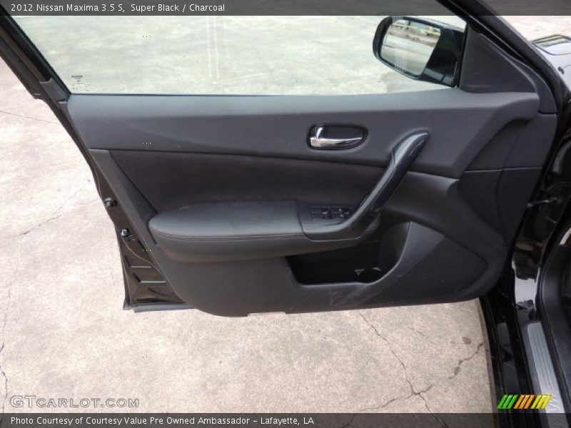 Super Black / Charcoal 2012 Nissan Maxima 3.5 S
