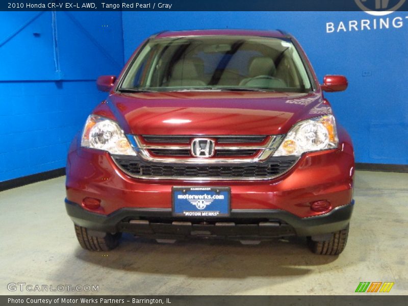Tango Red Pearl / Gray 2010 Honda CR-V EX-L AWD