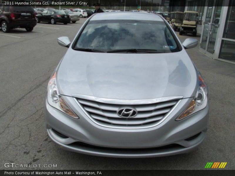Radiant Silver / Gray 2011 Hyundai Sonata GLS