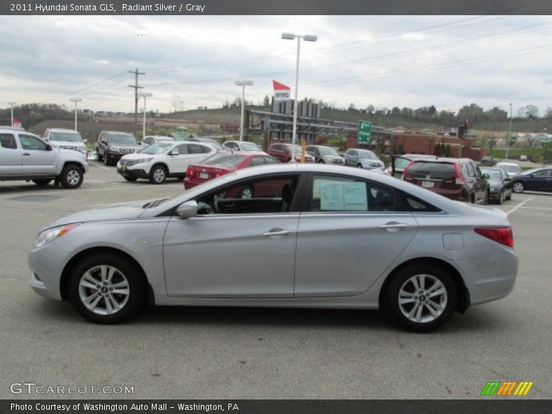 Radiant Silver / Gray 2011 Hyundai Sonata GLS