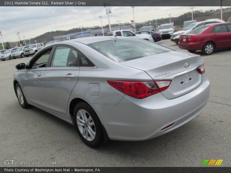 Radiant Silver / Gray 2011 Hyundai Sonata GLS