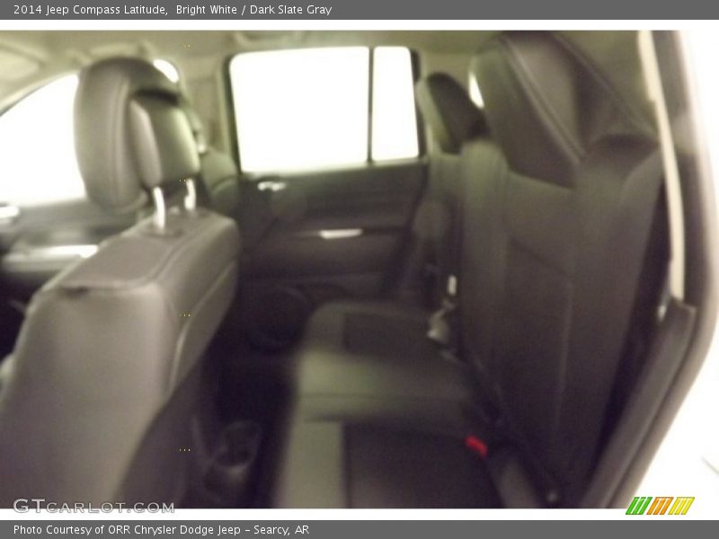 Bright White / Dark Slate Gray 2014 Jeep Compass Latitude