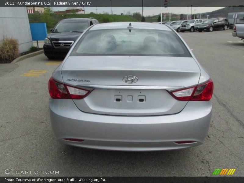 Radiant Silver / Gray 2011 Hyundai Sonata GLS