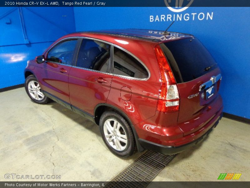 Tango Red Pearl / Gray 2010 Honda CR-V EX-L AWD