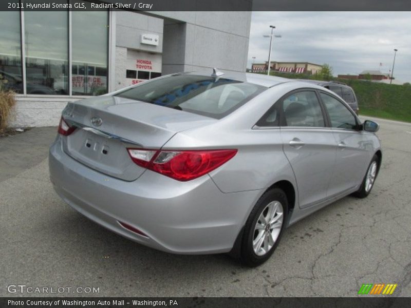 Radiant Silver / Gray 2011 Hyundai Sonata GLS