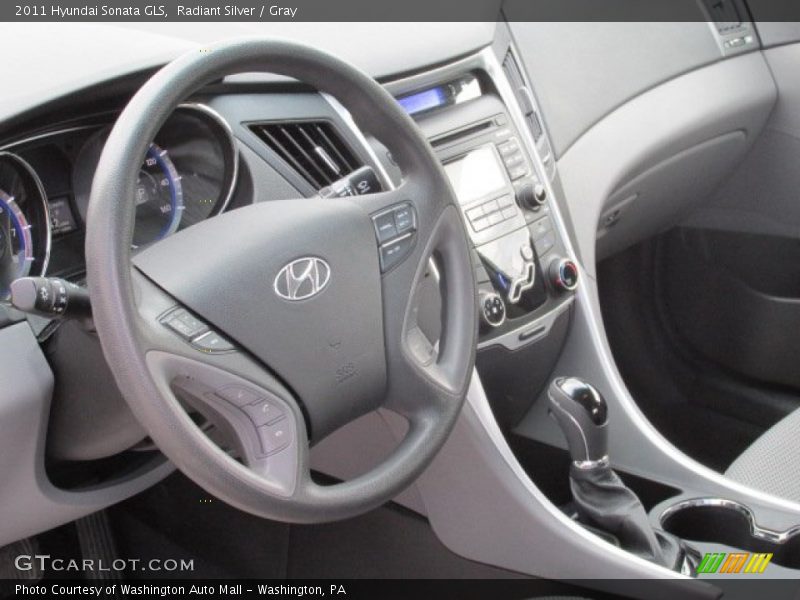 Radiant Silver / Gray 2011 Hyundai Sonata GLS