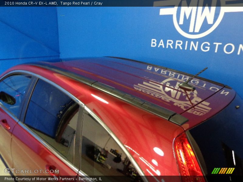 Tango Red Pearl / Gray 2010 Honda CR-V EX-L AWD