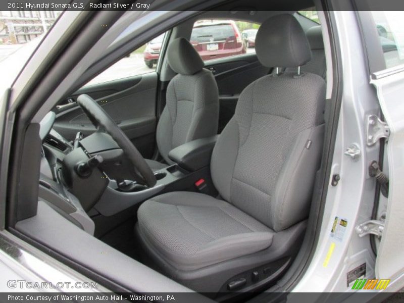 Radiant Silver / Gray 2011 Hyundai Sonata GLS