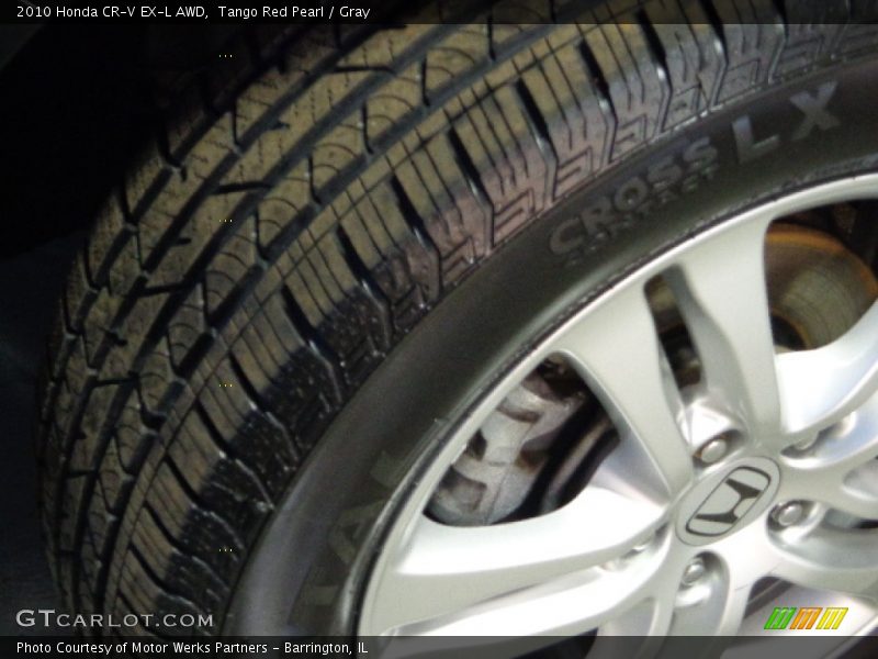 Tango Red Pearl / Gray 2010 Honda CR-V EX-L AWD