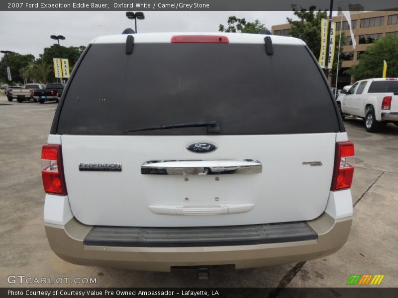 Oxford White / Camel/Grey Stone 2007 Ford Expedition Eddie Bauer