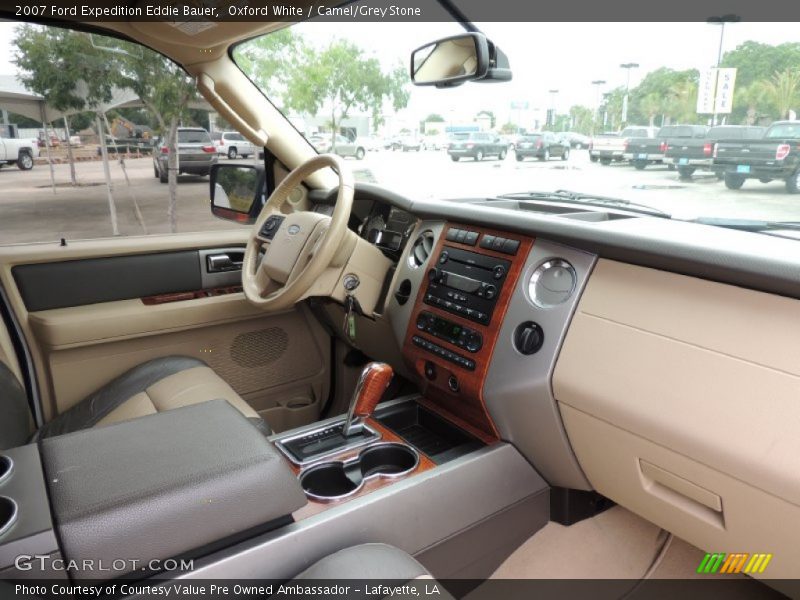 Oxford White / Camel/Grey Stone 2007 Ford Expedition Eddie Bauer
