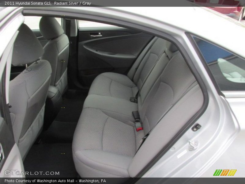 Radiant Silver / Gray 2011 Hyundai Sonata GLS