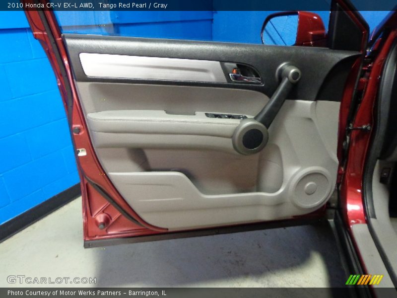 Tango Red Pearl / Gray 2010 Honda CR-V EX-L AWD