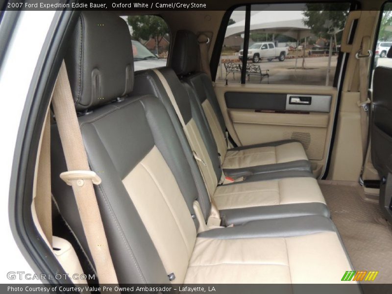 Oxford White / Camel/Grey Stone 2007 Ford Expedition Eddie Bauer