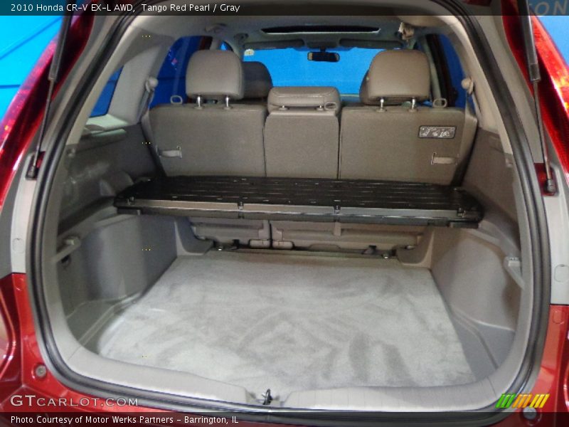 Tango Red Pearl / Gray 2010 Honda CR-V EX-L AWD