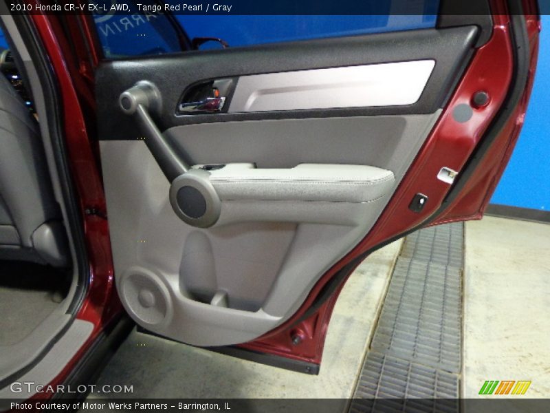 Tango Red Pearl / Gray 2010 Honda CR-V EX-L AWD