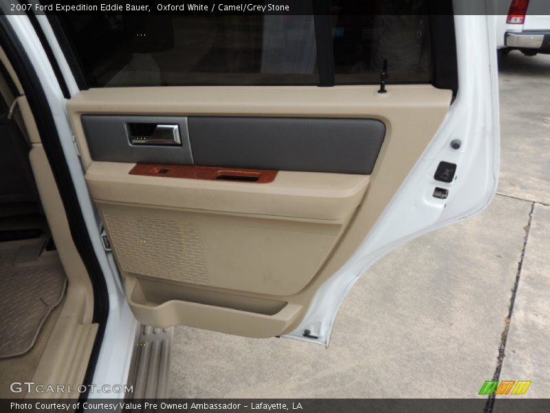 Oxford White / Camel/Grey Stone 2007 Ford Expedition Eddie Bauer