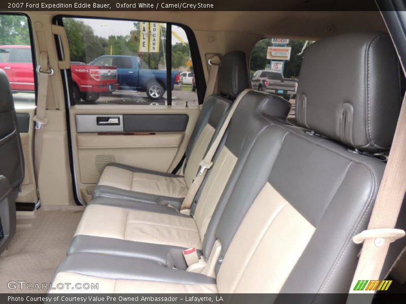 Oxford White / Camel/Grey Stone 2007 Ford Expedition Eddie Bauer