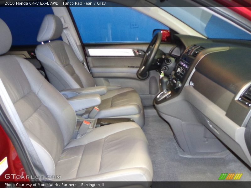 Tango Red Pearl / Gray 2010 Honda CR-V EX-L AWD