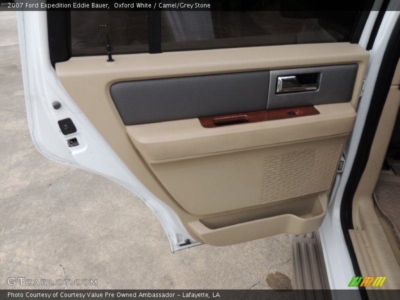 Oxford White / Camel/Grey Stone 2007 Ford Expedition Eddie Bauer