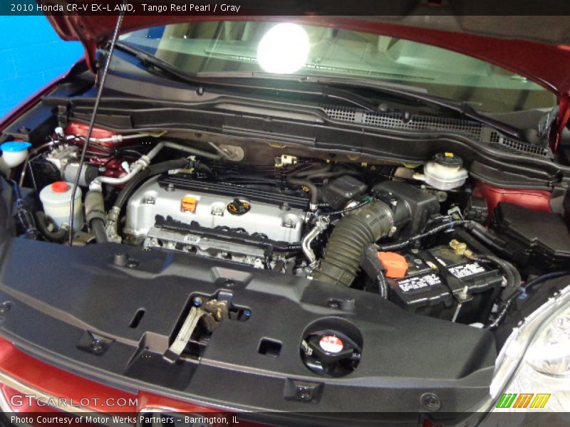 Tango Red Pearl / Gray 2010 Honda CR-V EX-L AWD