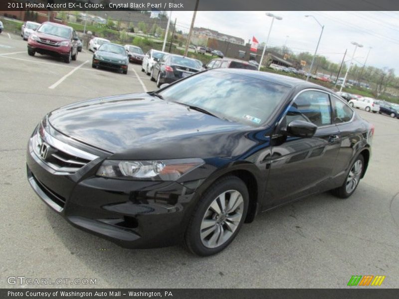 Crystal Black Pearl / Black 2011 Honda Accord EX-L Coupe