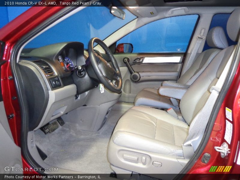 Tango Red Pearl / Gray 2010 Honda CR-V EX-L AWD