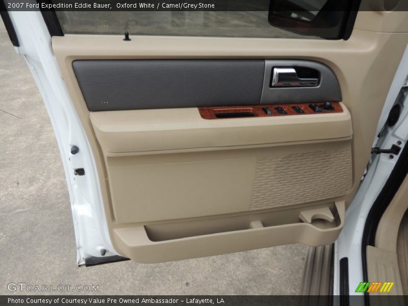 Oxford White / Camel/Grey Stone 2007 Ford Expedition Eddie Bauer