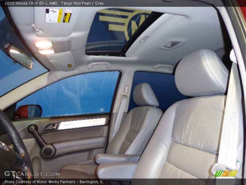 Tango Red Pearl / Gray 2010 Honda CR-V EX-L AWD