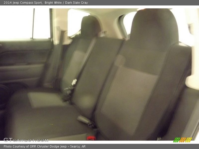 Bright White / Dark Slate Gray 2014 Jeep Compass Sport