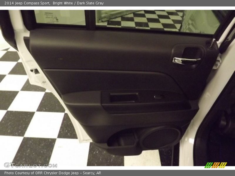 Bright White / Dark Slate Gray 2014 Jeep Compass Sport