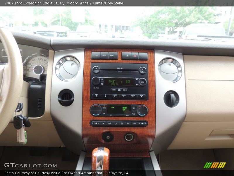 Oxford White / Camel/Grey Stone 2007 Ford Expedition Eddie Bauer