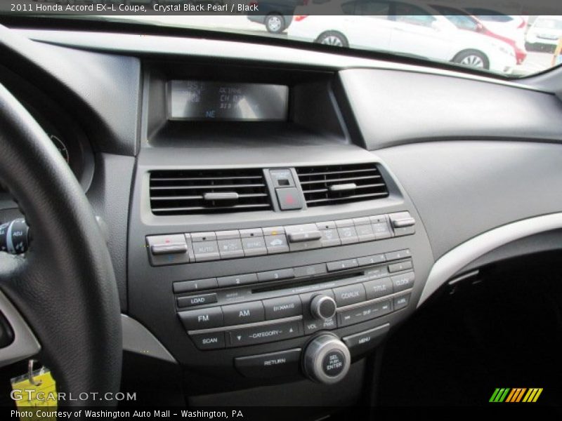Crystal Black Pearl / Black 2011 Honda Accord EX-L Coupe