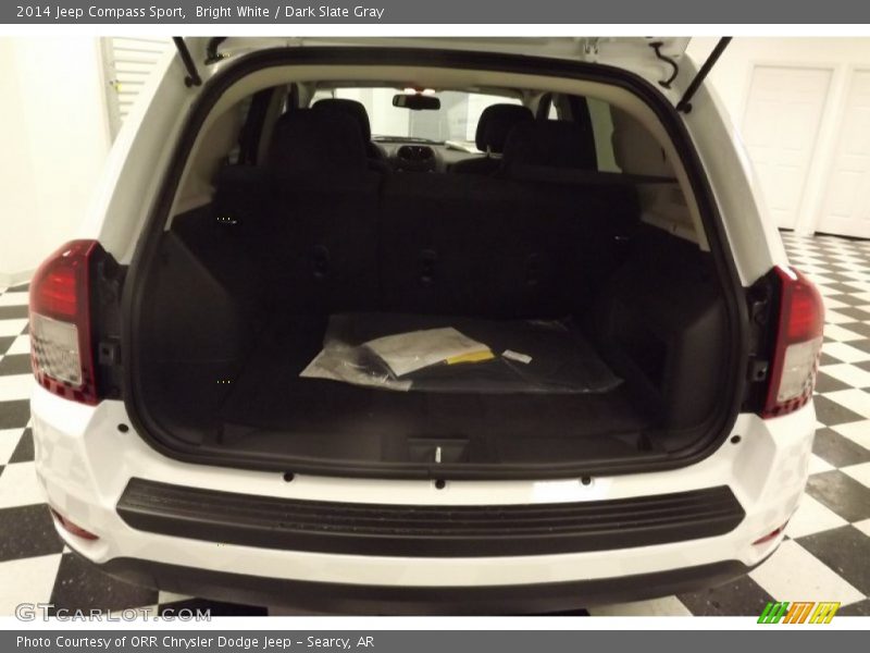 Bright White / Dark Slate Gray 2014 Jeep Compass Sport