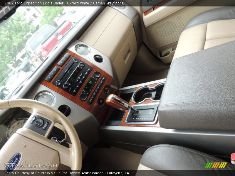 Oxford White / Camel/Grey Stone 2007 Ford Expedition Eddie Bauer