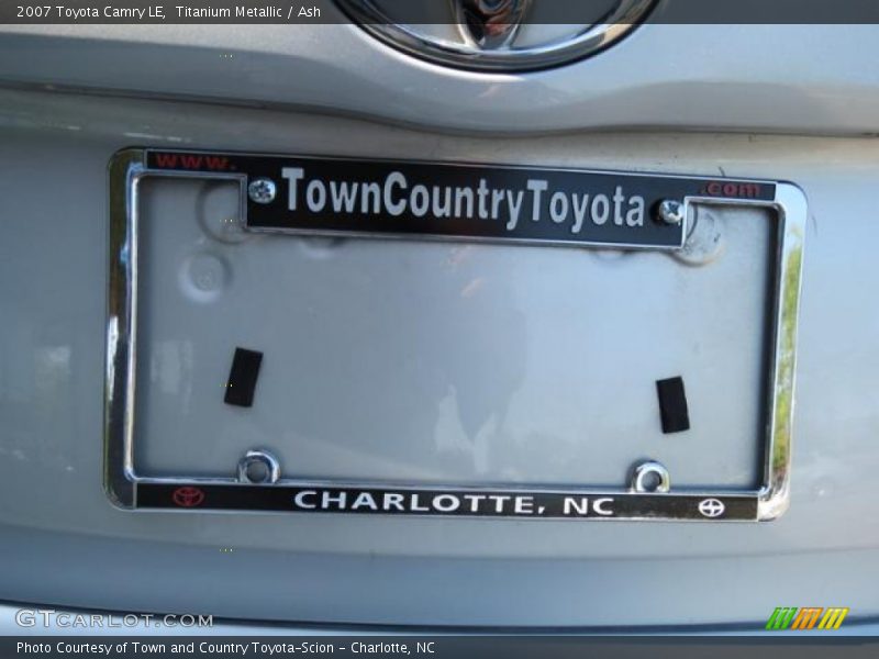 Titanium Metallic / Ash 2007 Toyota Camry LE