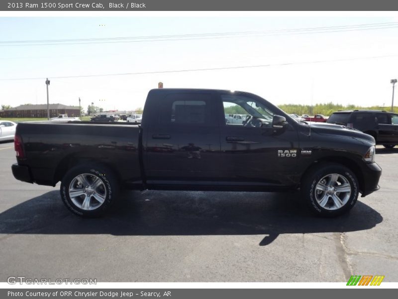Black / Black 2013 Ram 1500 Sport Crew Cab