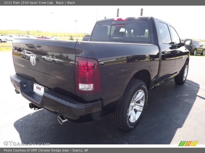 Black / Black 2013 Ram 1500 Sport Crew Cab