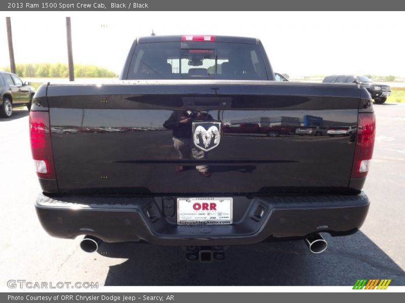 Black / Black 2013 Ram 1500 Sport Crew Cab