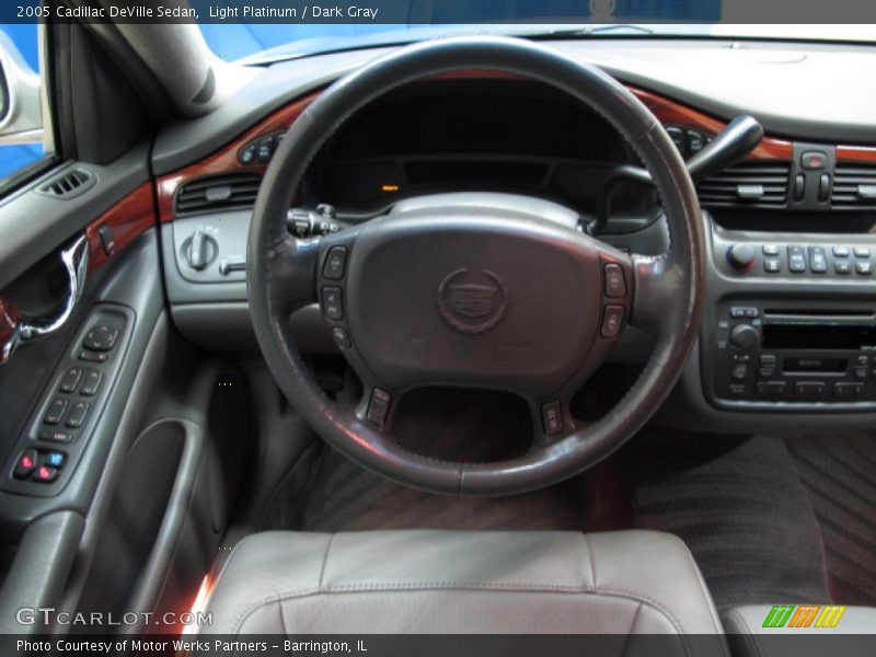 Light Platinum / Dark Gray 2005 Cadillac DeVille Sedan