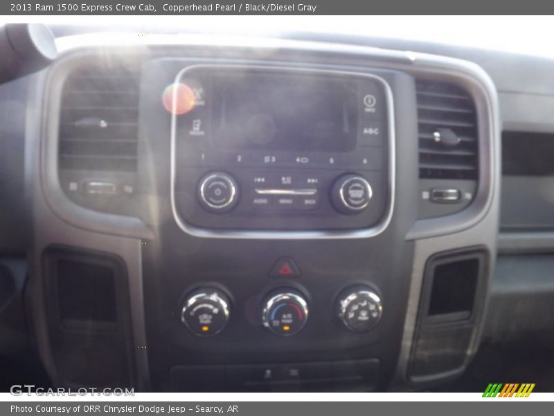 Copperhead Pearl / Black/Diesel Gray 2013 Ram 1500 Express Crew Cab