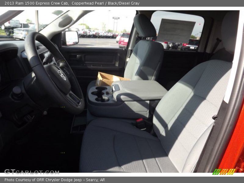 Copperhead Pearl / Black/Diesel Gray 2013 Ram 1500 Express Crew Cab